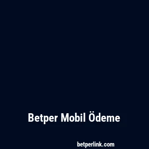Betper Mobil Ödeme